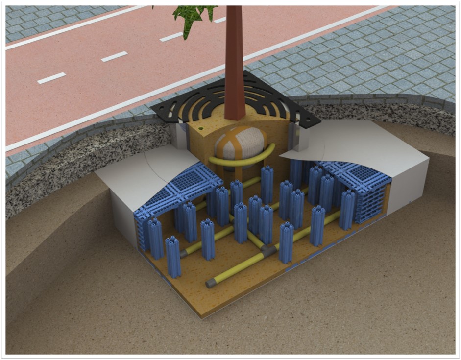 1- Solução sustentável para plantio de árvores em áreas urbanas é desenvolvida pela Amanco Wavin