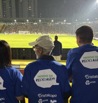Criciúma realiza coleta para reciclagem em partidas pelo Campeonato Brasileiro