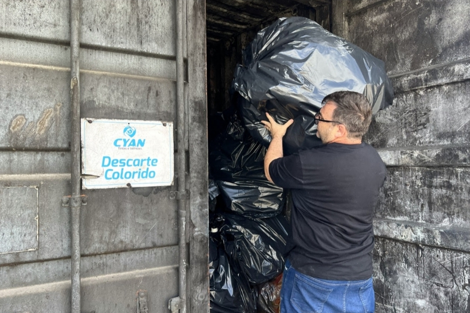 INDÚSTRIA CATARINENSE DE TINTAS E VERNIZES RECICLA MAIS DE 152 TONELADAS DE RESÍDUOS SÓLIDOS EM 2025